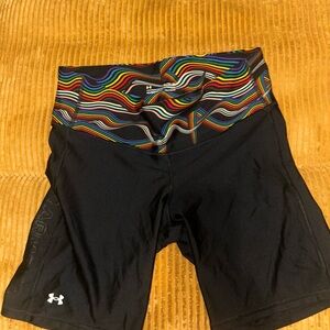 Under Armour Women's Athletic Shorts with Colorful Waistband